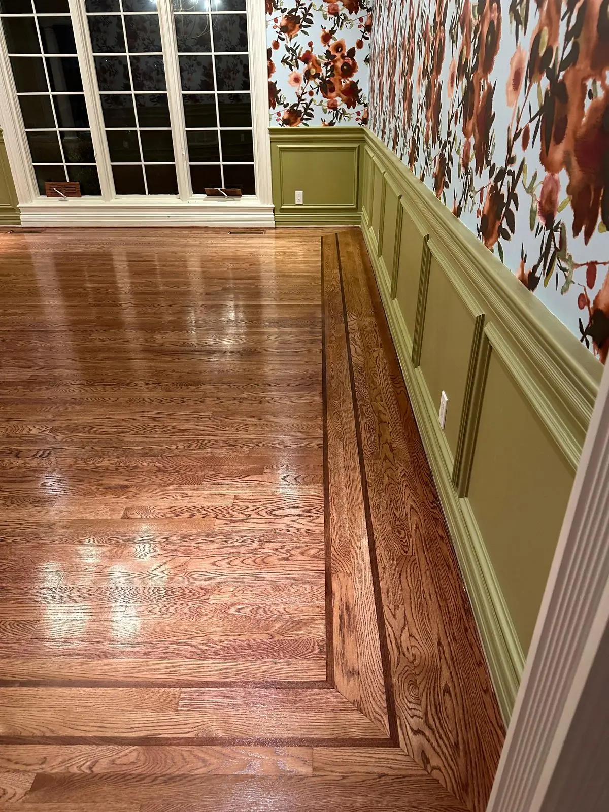 Stair Landing Refinish · Highlands